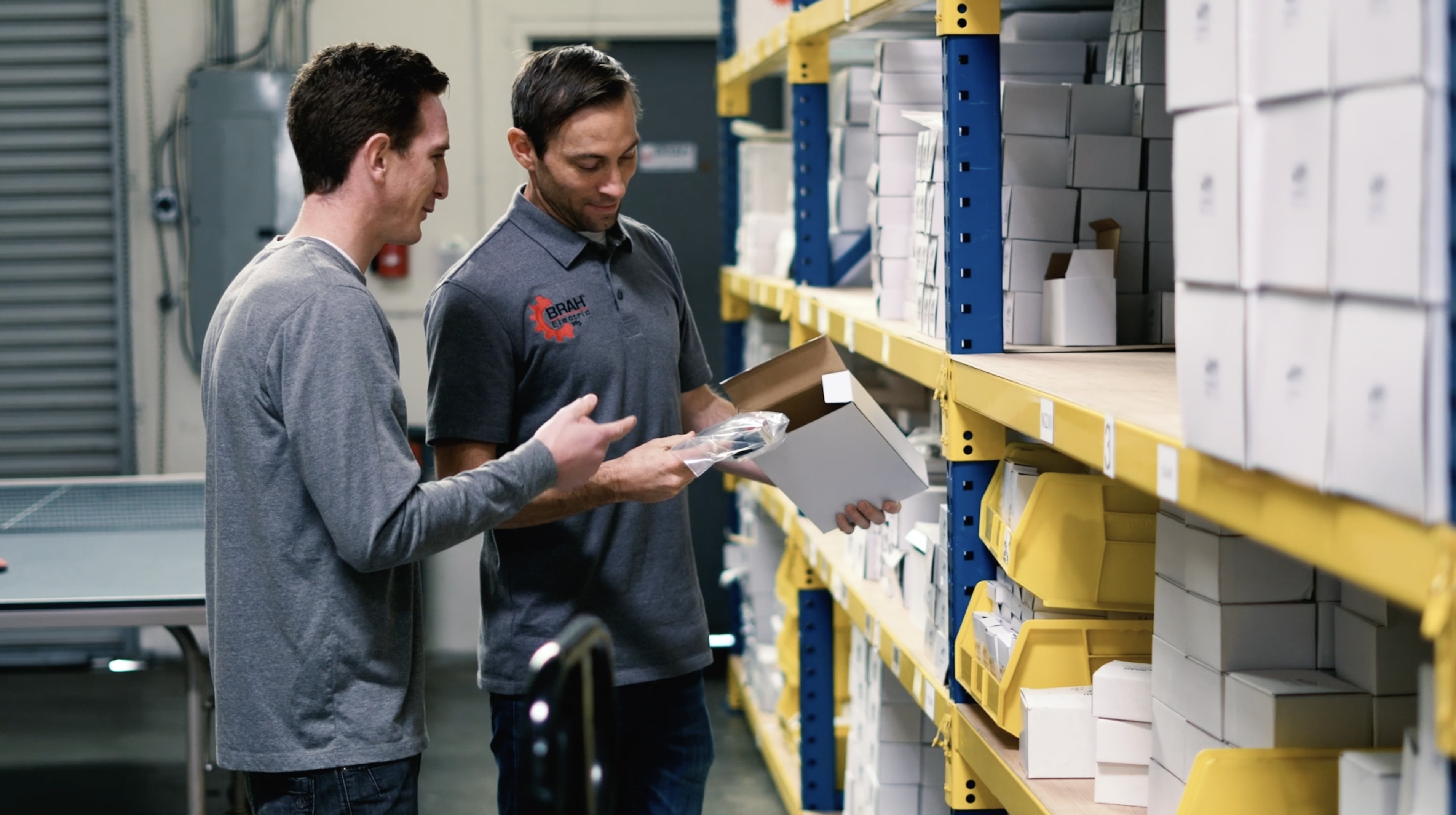 Brah Electric in the warehouse